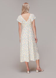 Dancing Floral Midi Dress