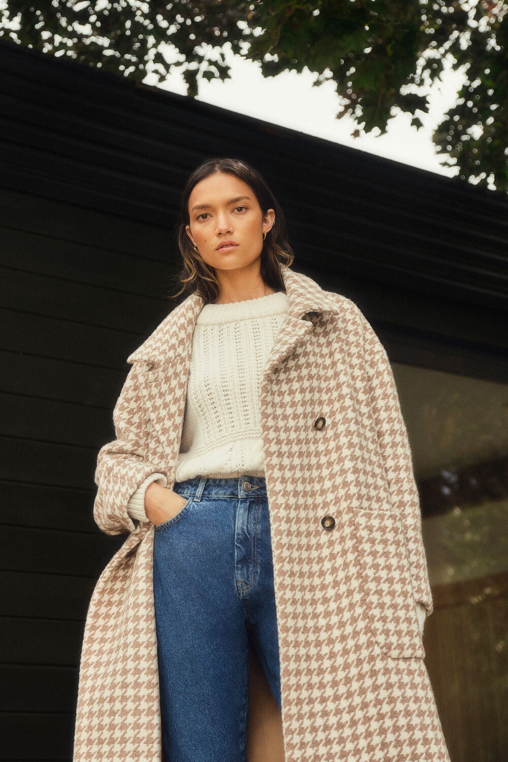 Patchwork Cable knit