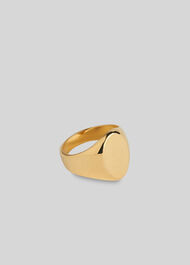 Oval Signet Ring Gold/Multi