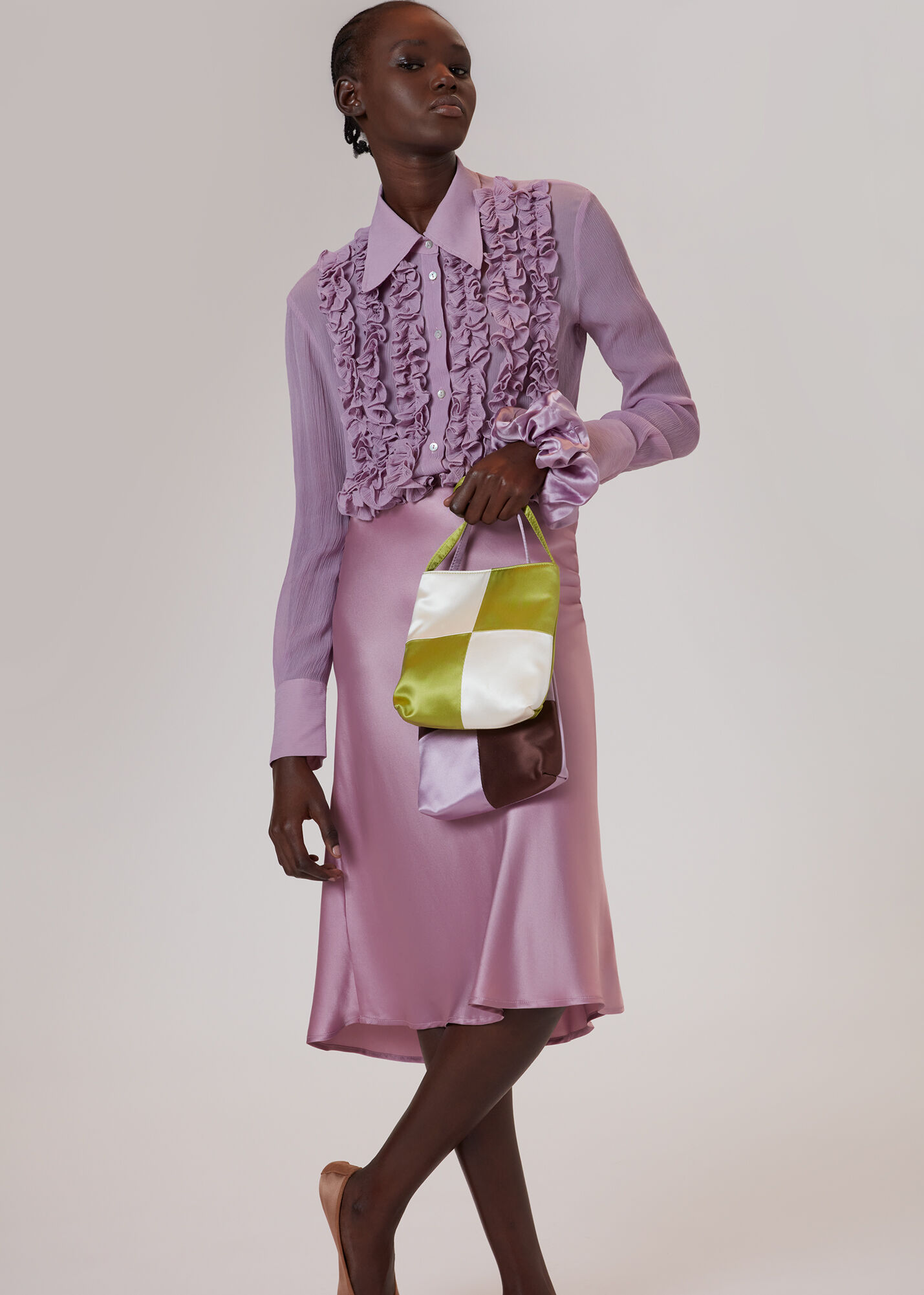 Lilac skirt sale