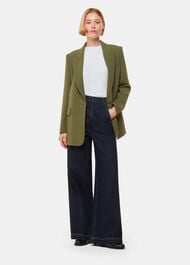 Crepe Boyfriend Blazer