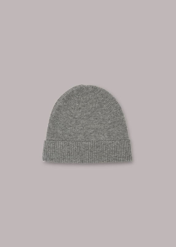 Grey Cashmere Hat