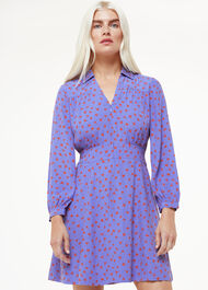 Petite Scattered Petals Print Dress
