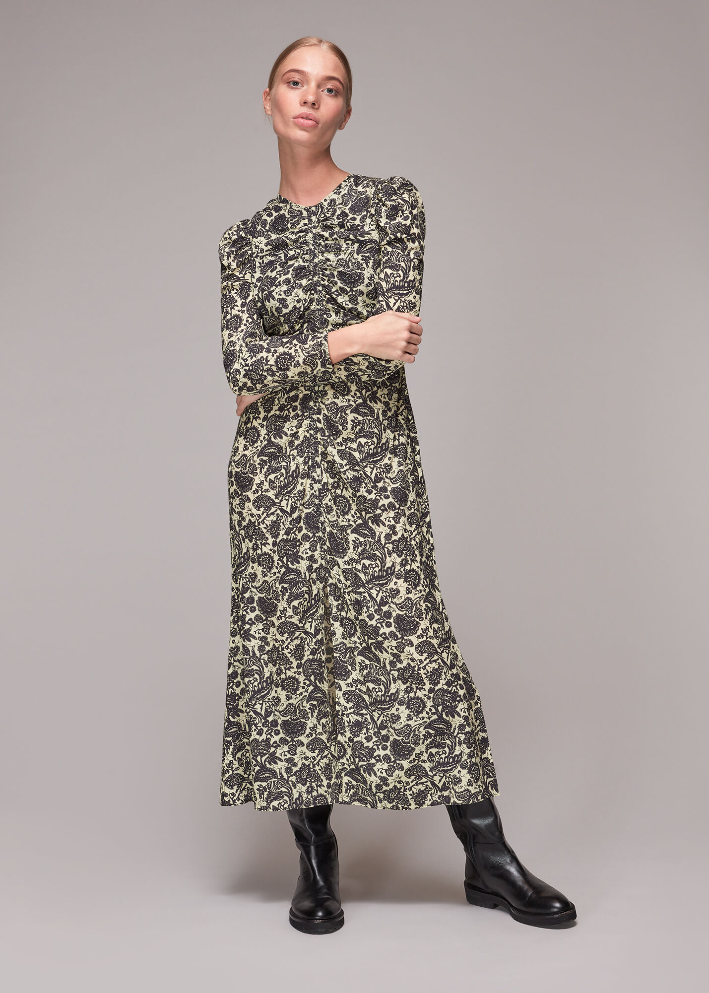 Ruched silk on sale