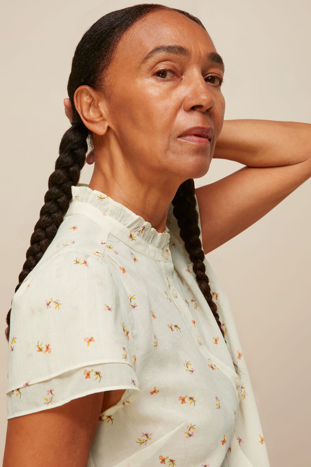 Forget Me Not Voile Blouse