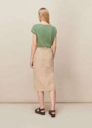 Minimal Cap Sleeve Tee Pale Green