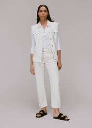 Paiton Ribbed Button Front Top