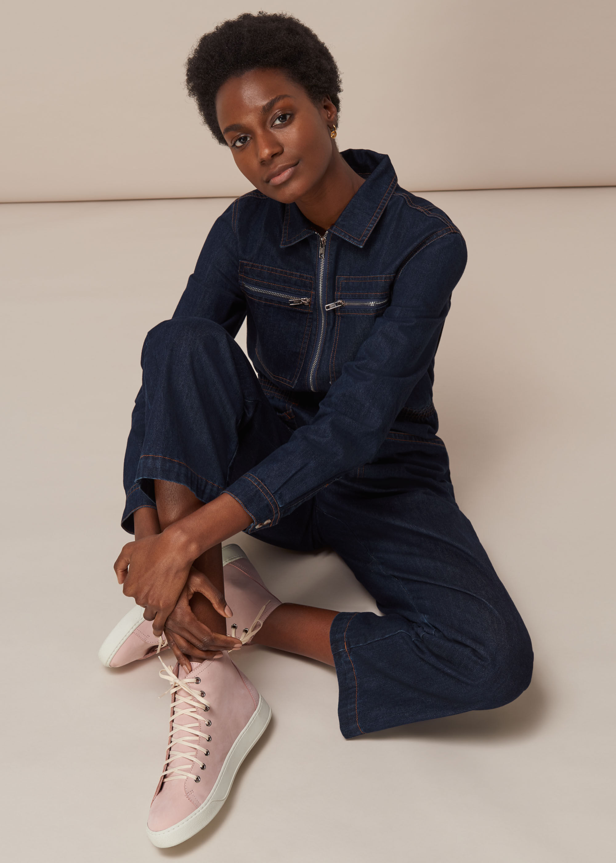 Lf markey denim jumpsuit best sale