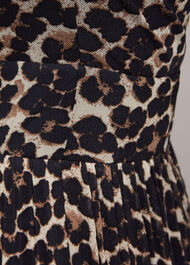 Smudge Animal Mesh Dress