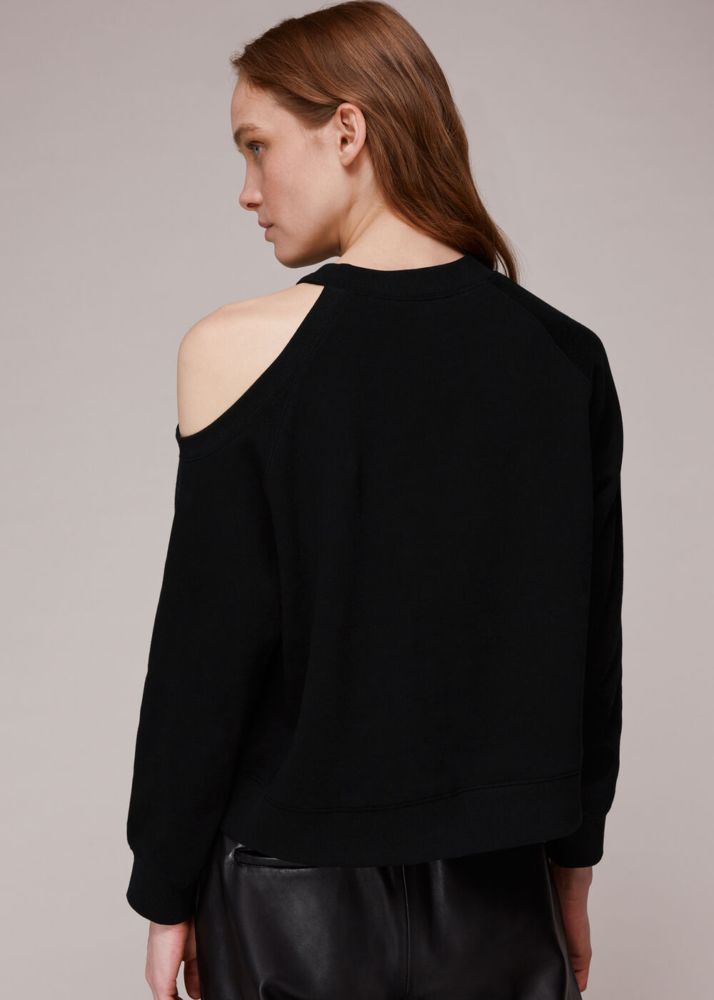 Cut Out Shoulder Sweat