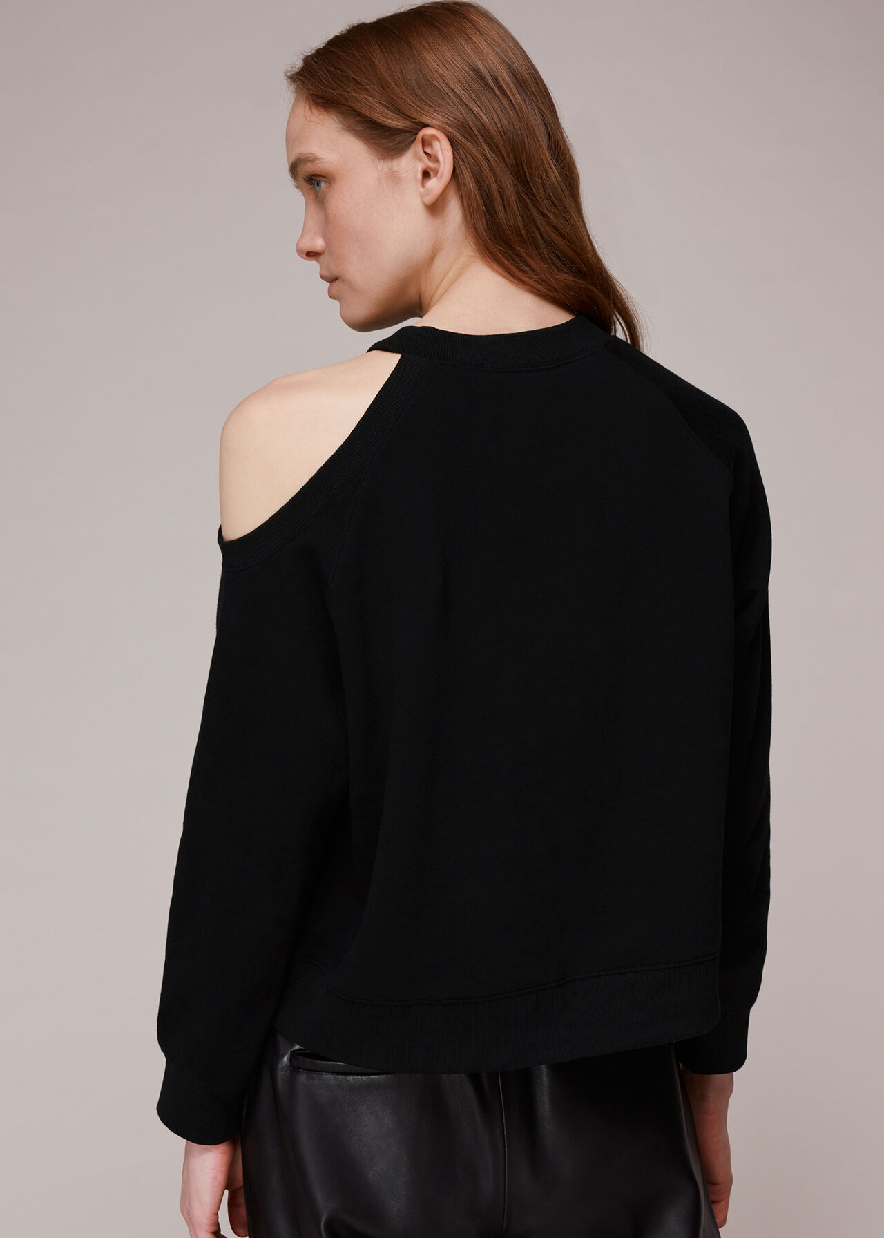 Cut Out Shoulder Sweat