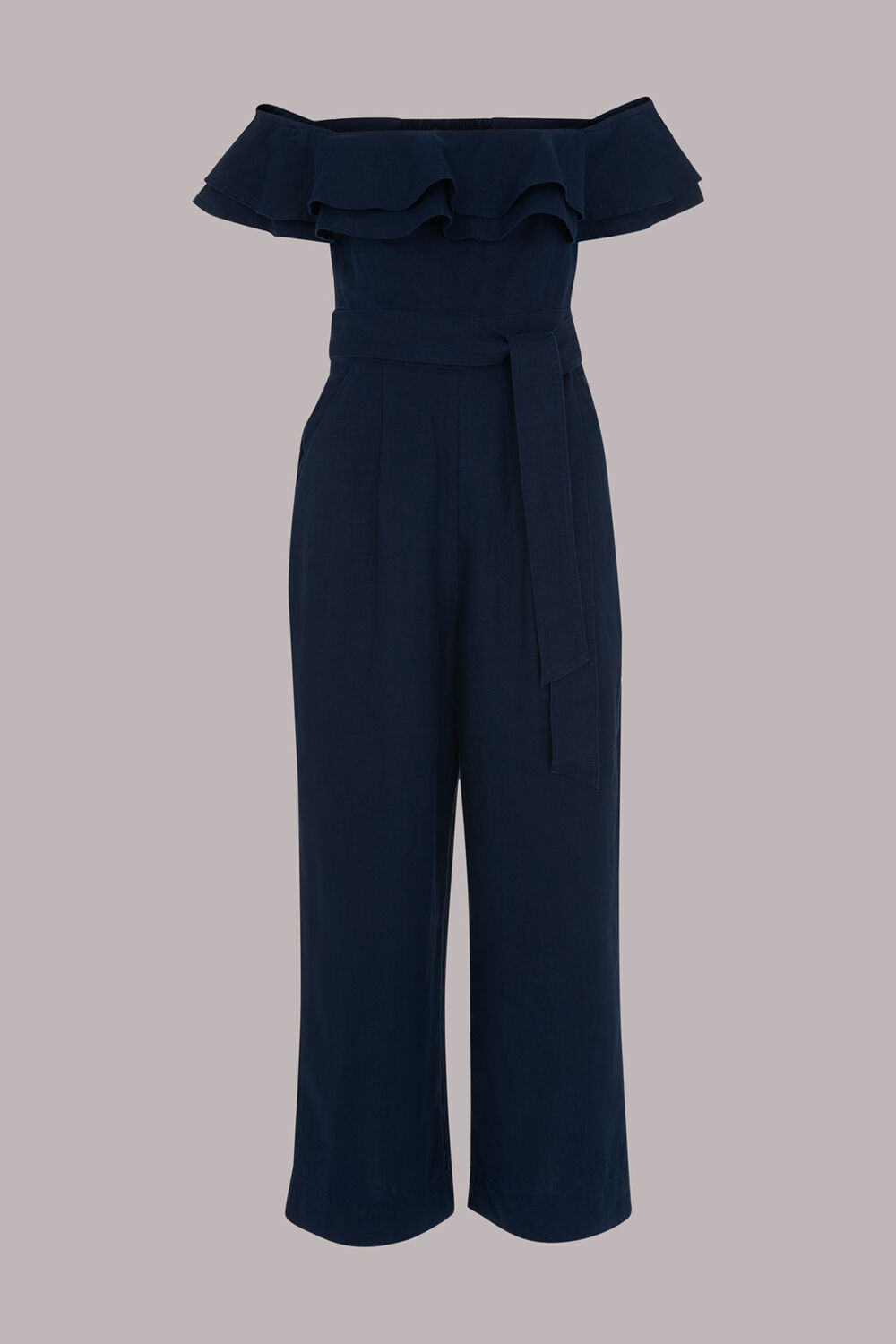 Tabi Linen Bardot Jumpsuit