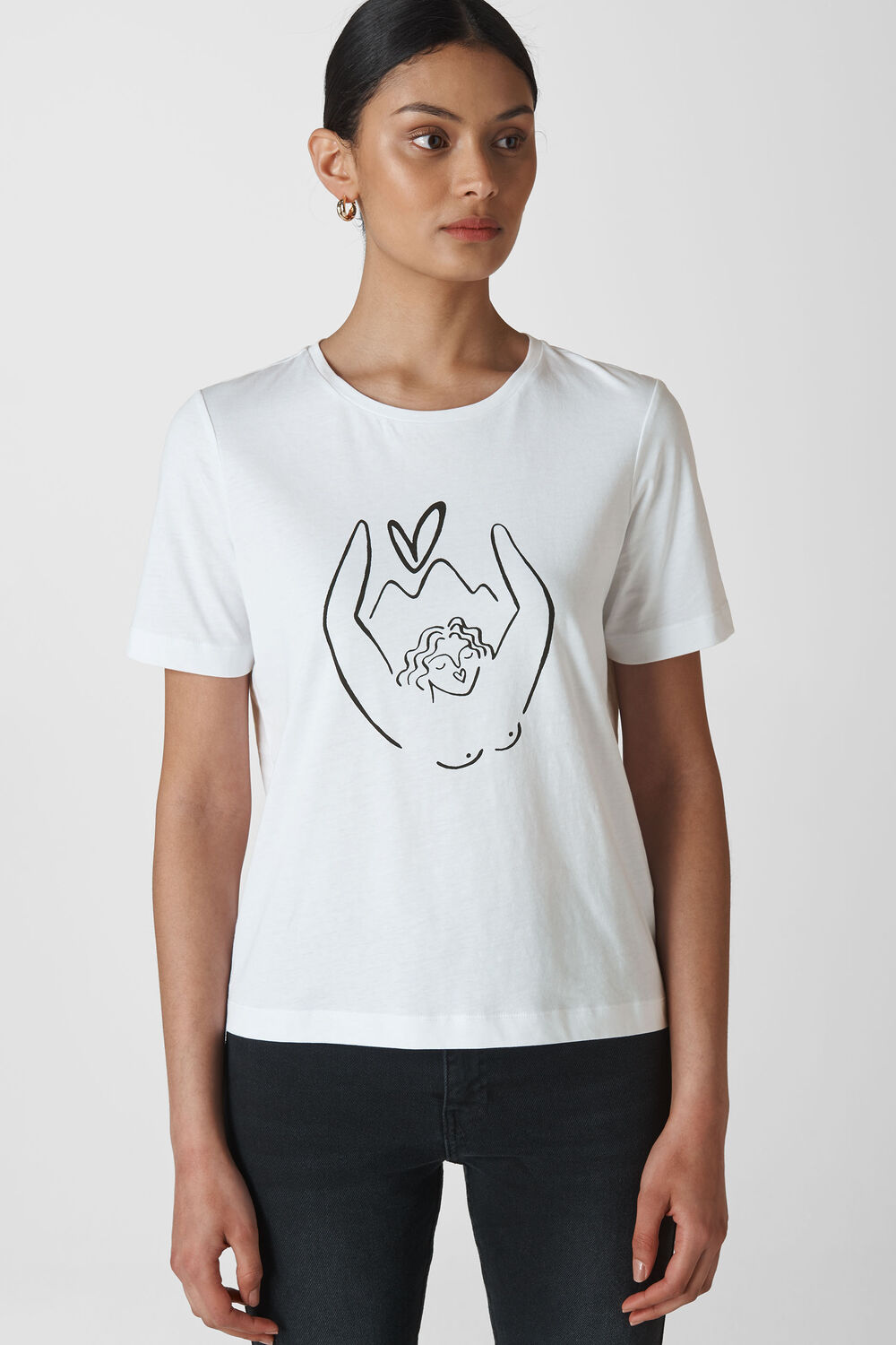 Whistles X Trekstock Tee White