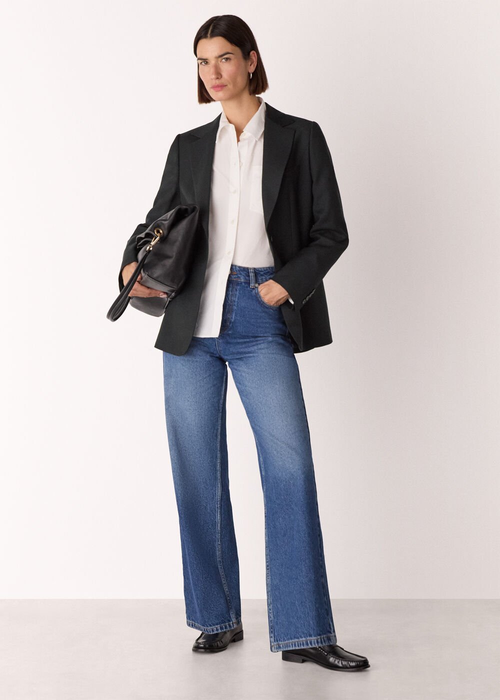 Single Breasted Wool Blazer