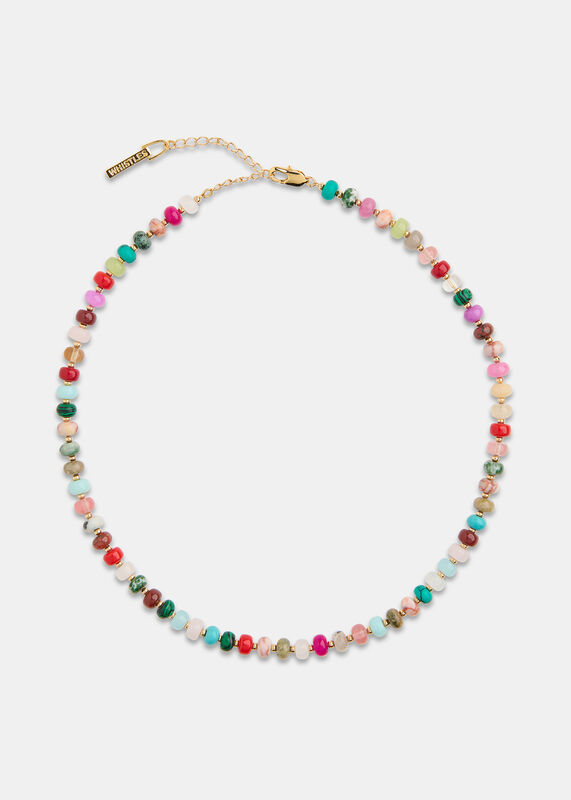 Multicolour Mixed Bead Necklace