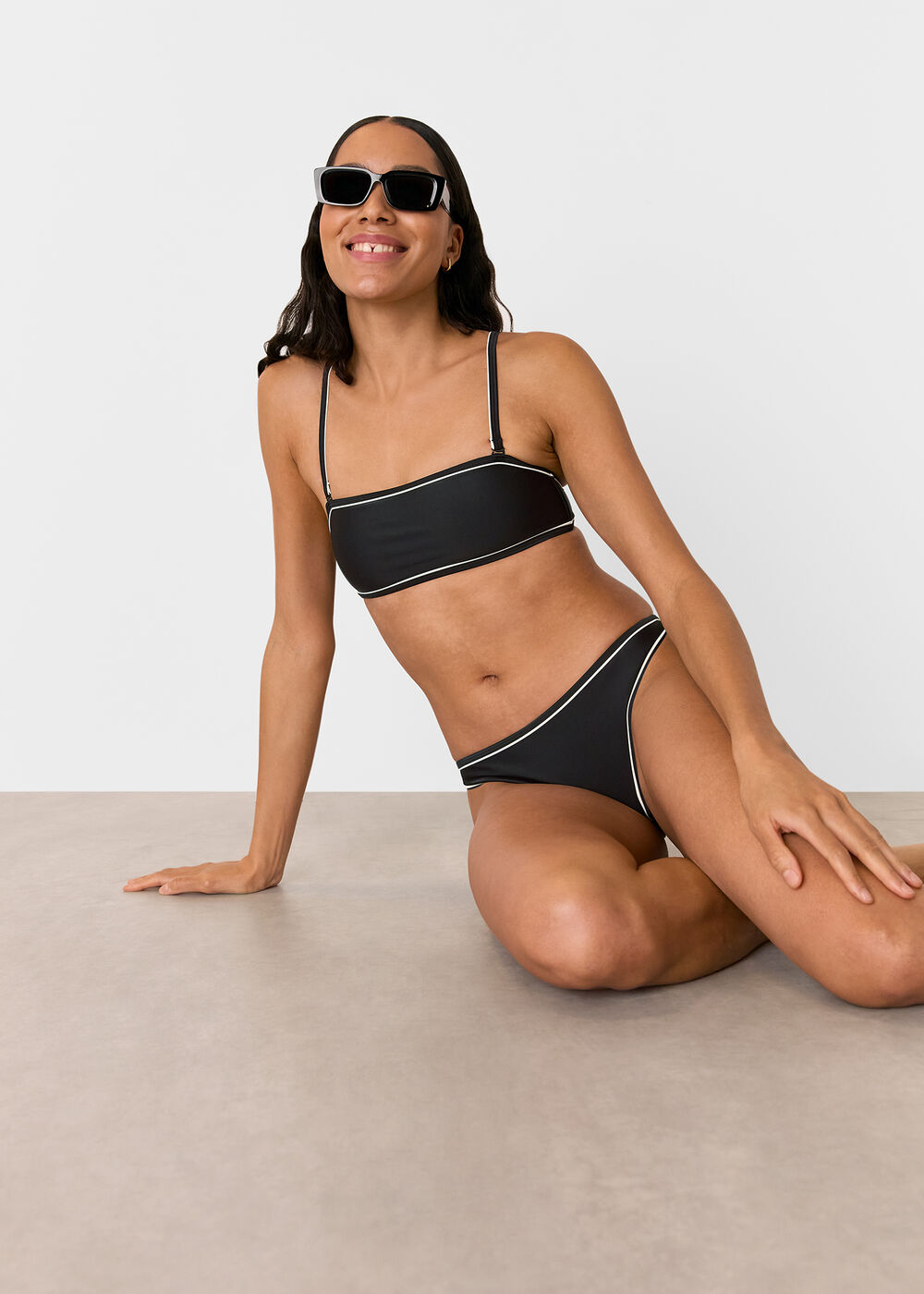 Piper Contrast Bikini Bottom