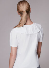 Frill Neck Collar Tee