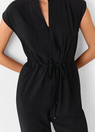 Sleeveless Drawstring Jumpsuit