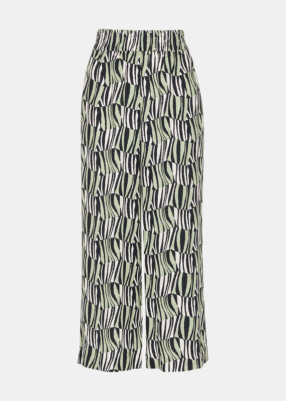 Multicolour Checkerboard Tiger Trouser