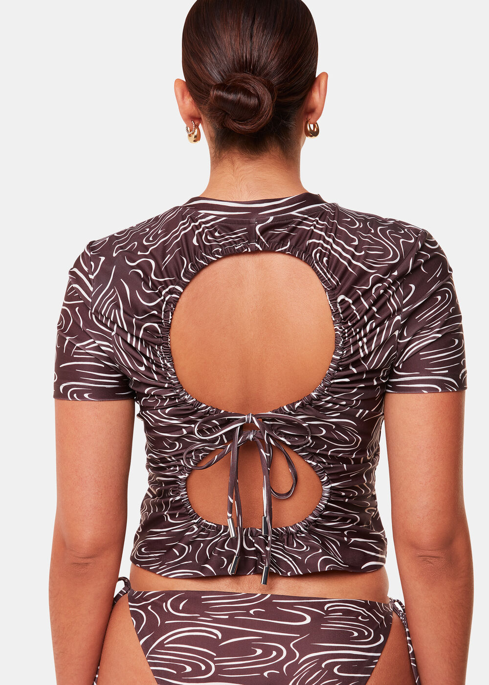 The Longing Wave Print Rash Vest