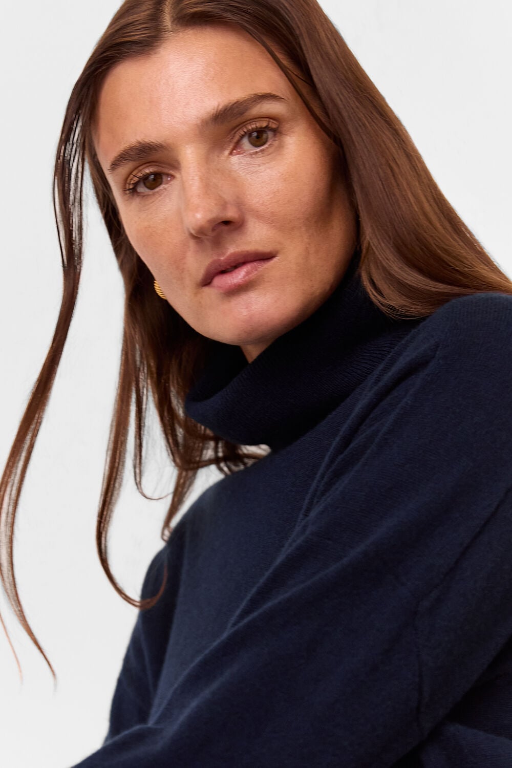 Cashmere Roll Neck Jumper