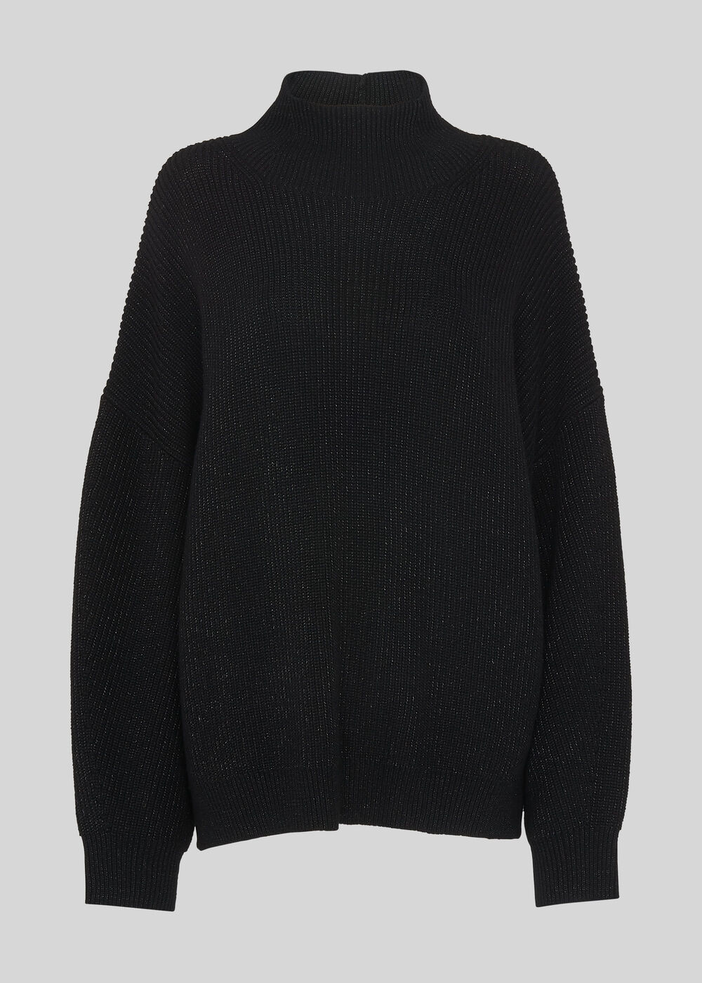 Chunky Sparkle Knit Black