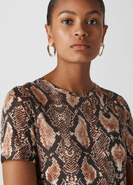 Snake Print Tee