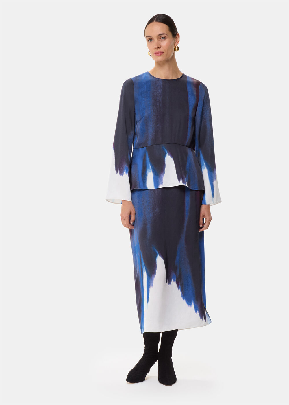 Ice Dye Print Top