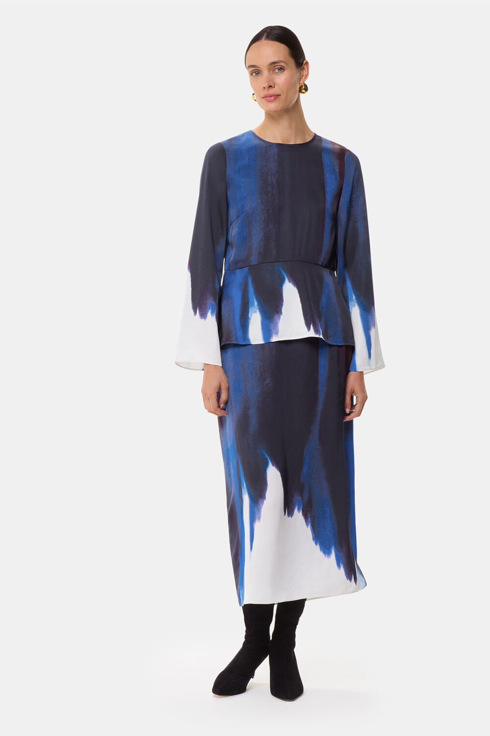 Ice Dye Print Top