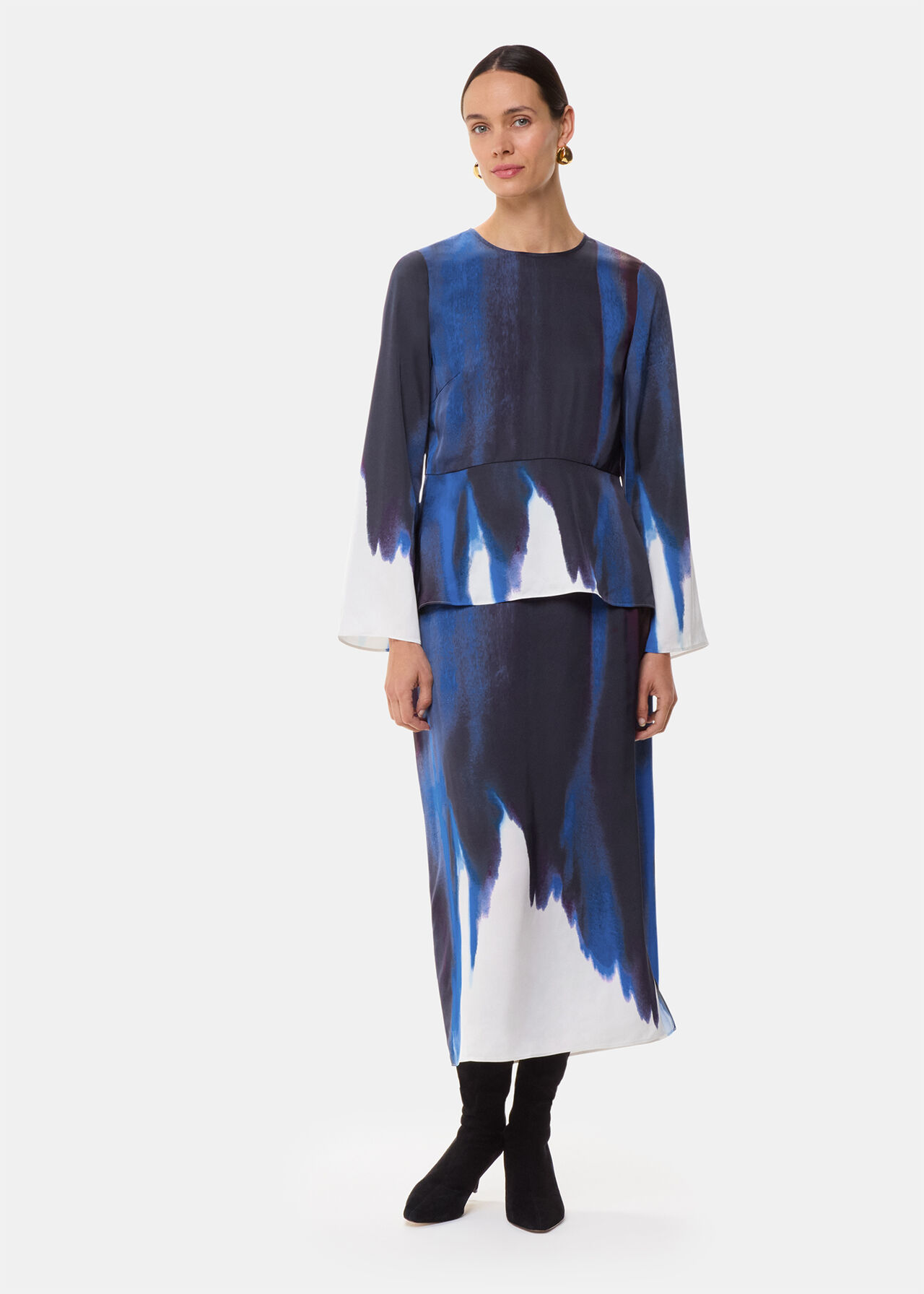 Ice Dye Print Top