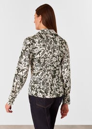 Cut Stems Button Down Blouse