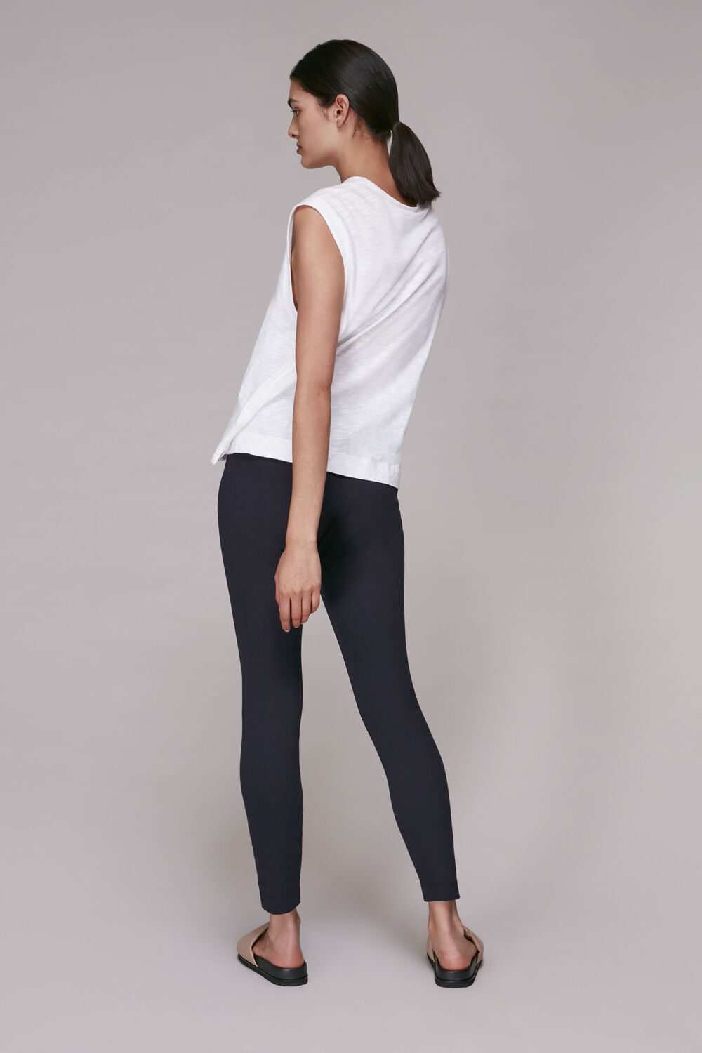 Navy Classic Slim Ponte Trouser