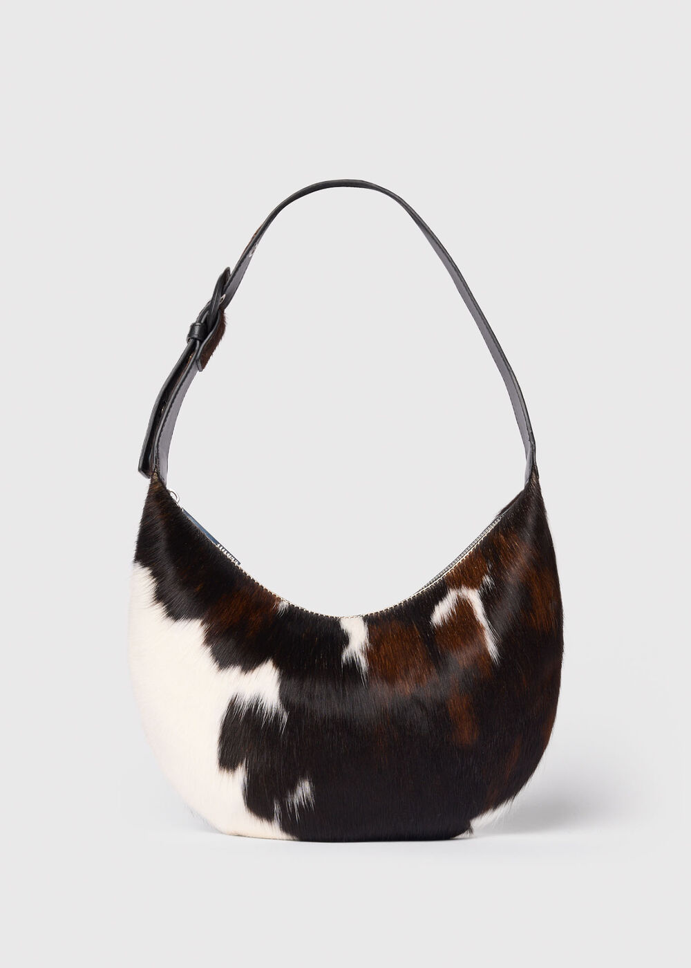 Cow Print Hair-On Sia Bag