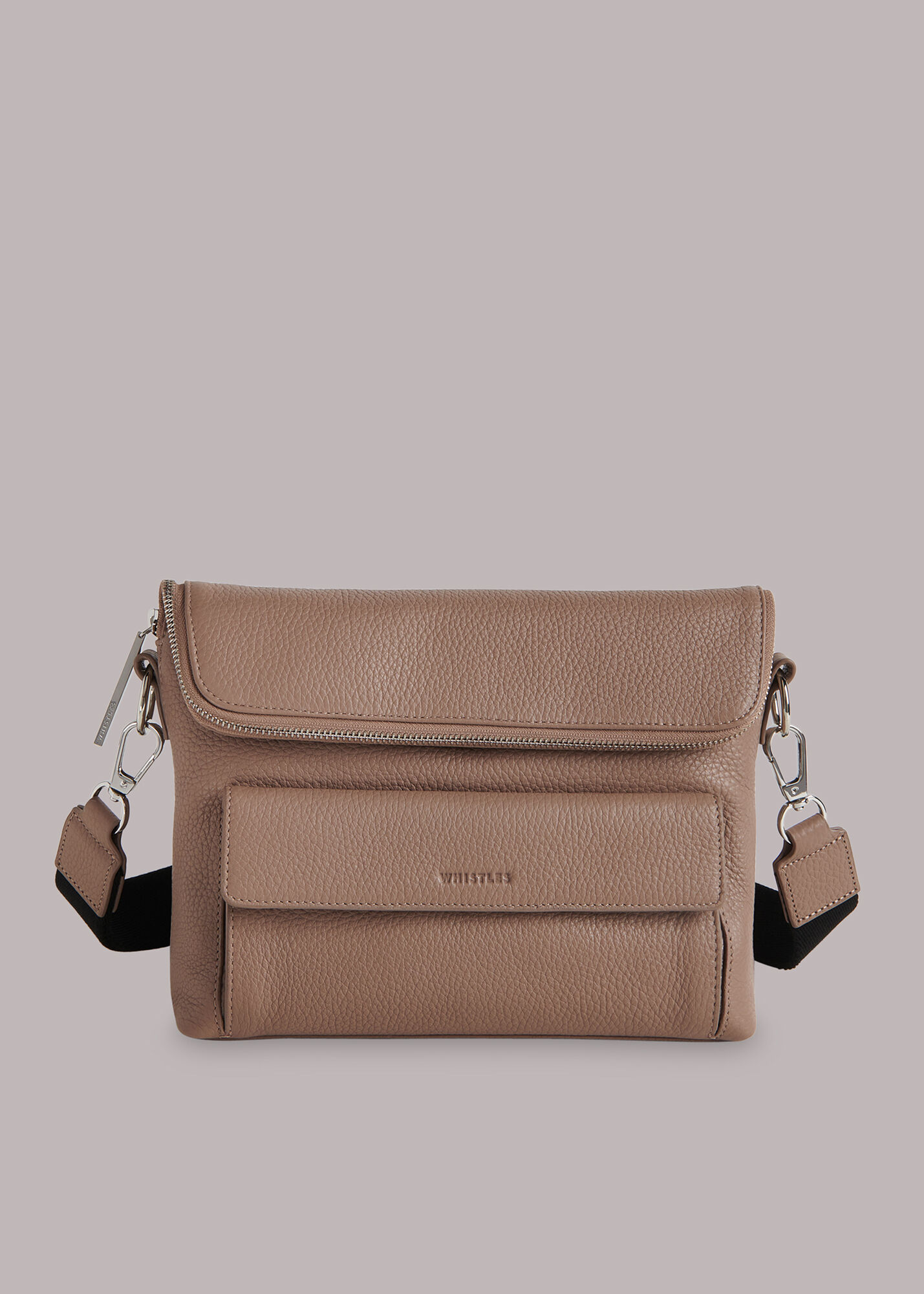 Crossbody bag taupe top
