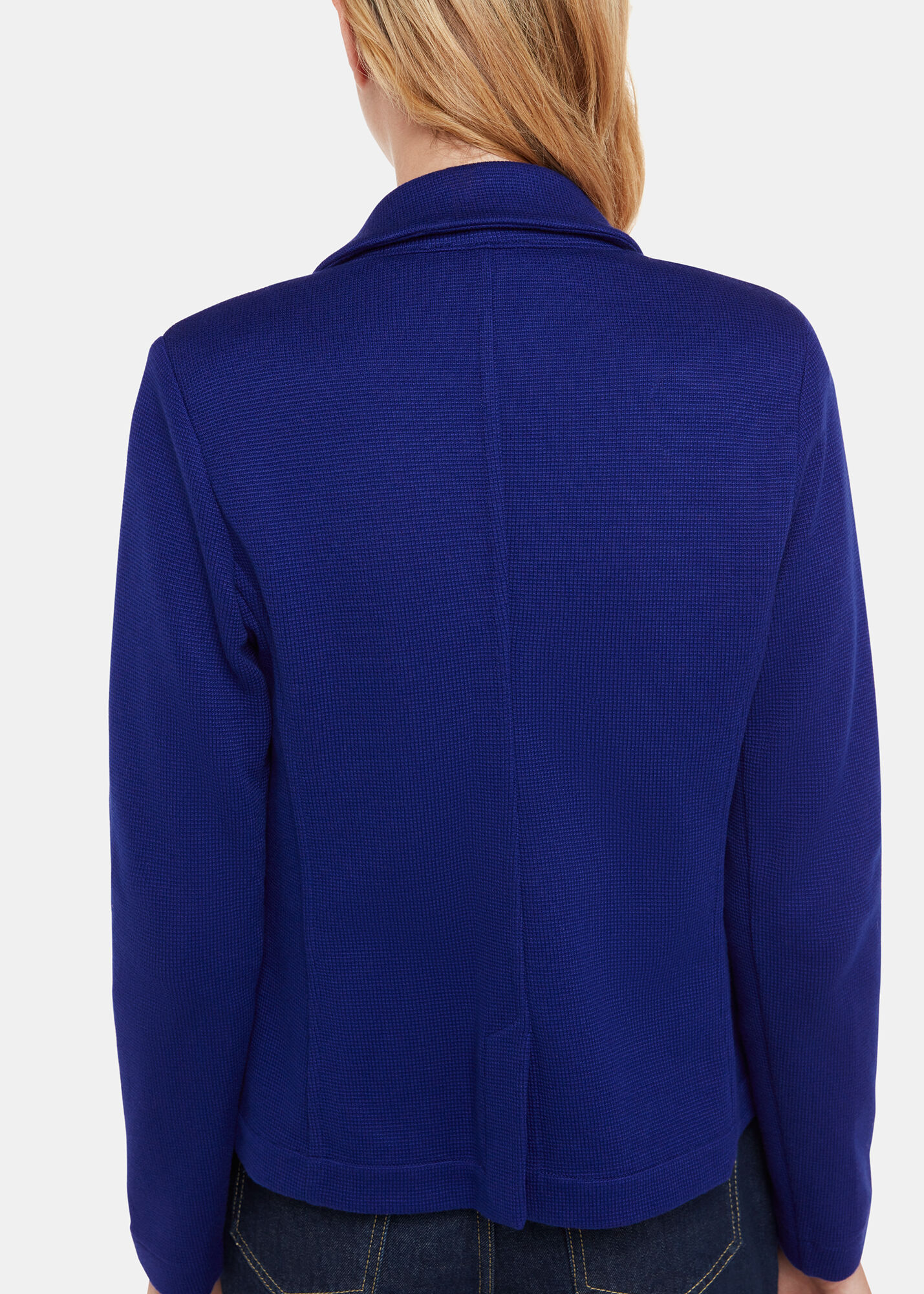 Cobalt Blue SlimFit Jersey Jacket Whistles