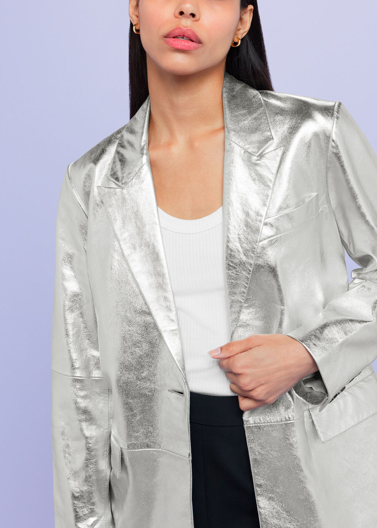 Cosmo Leather Blazer