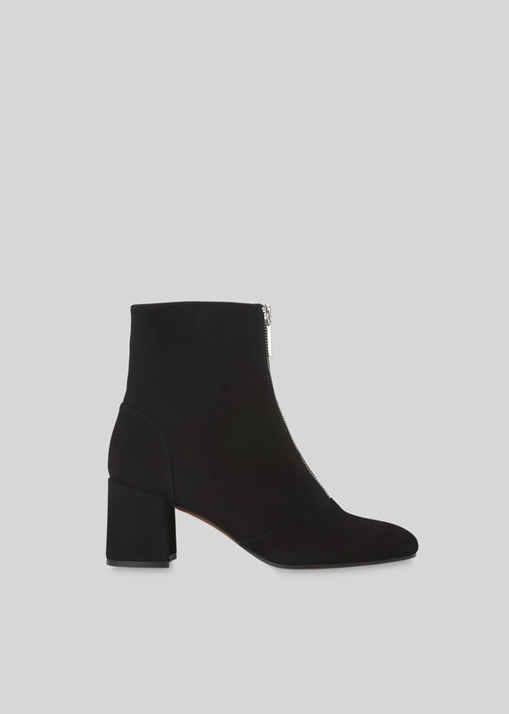 Rowan Suede Zip Front Boot