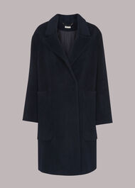 Lola Wool Mix Cocoon Coat