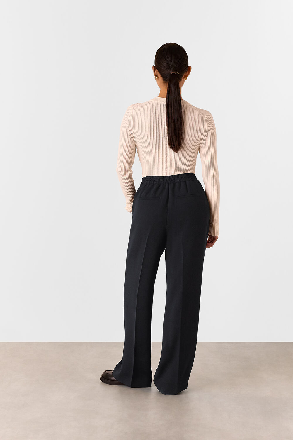 Black Petite Ultimate Crepe Trouser