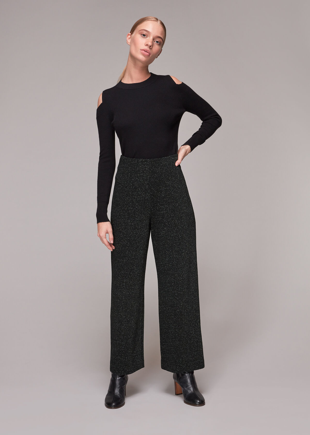 Ava Sparkle Ponte Trouser