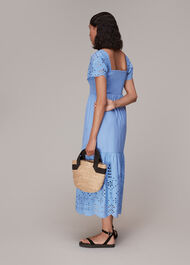 Carrie Broderie Midi Dress
