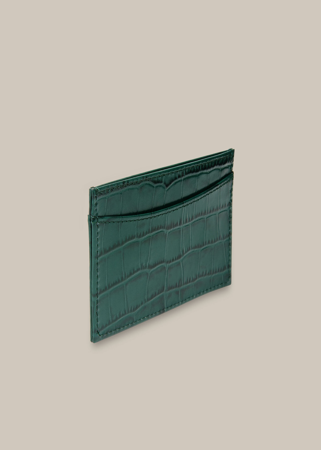 Shiny Croc Card Holder
