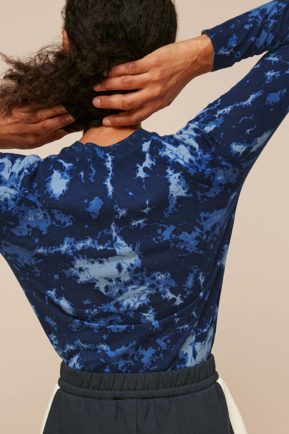Tie Dye Printed Crew Neck