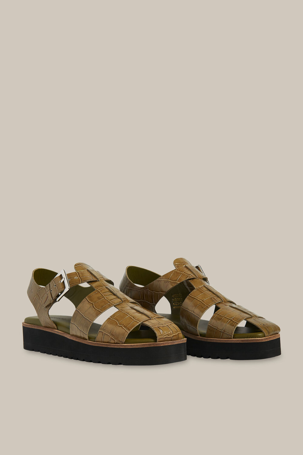 Kendra Croc Sandal