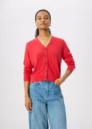 V Neck Linen Cardigan
