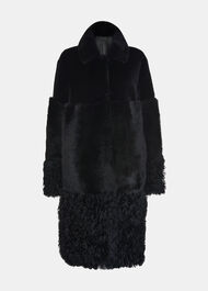 Cossma Shearling Longline Coat