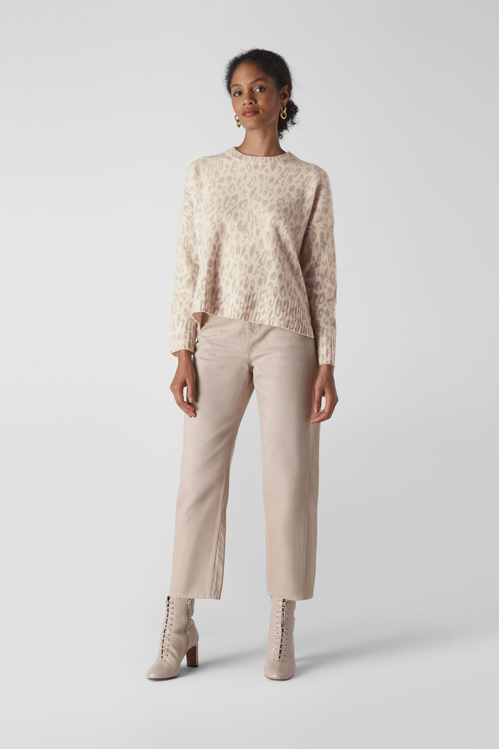 Animal Print Merino Knit