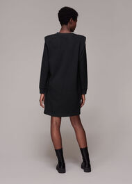 Sleeve Detail Sweat Dress