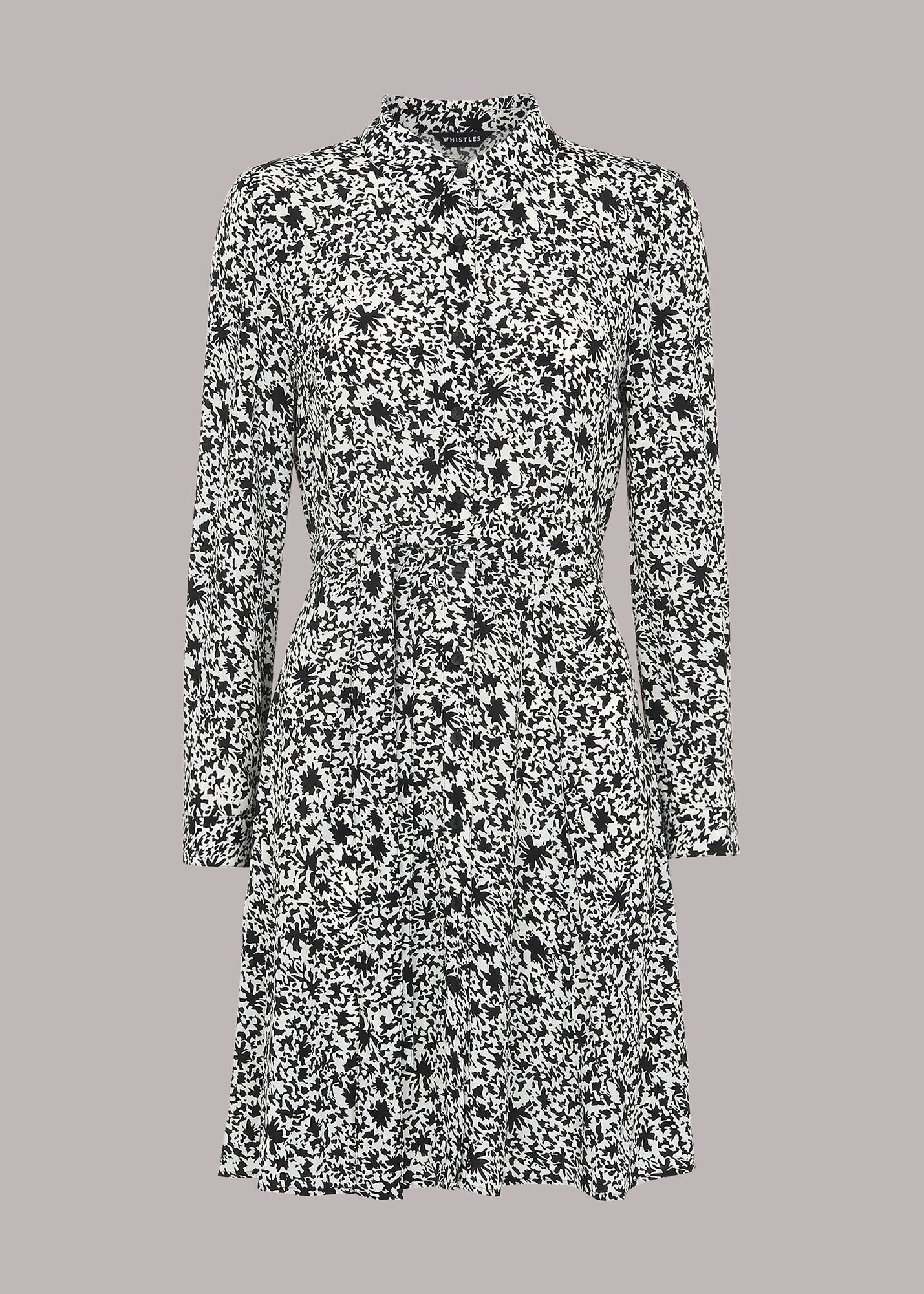 Whistles black sale shirt dress