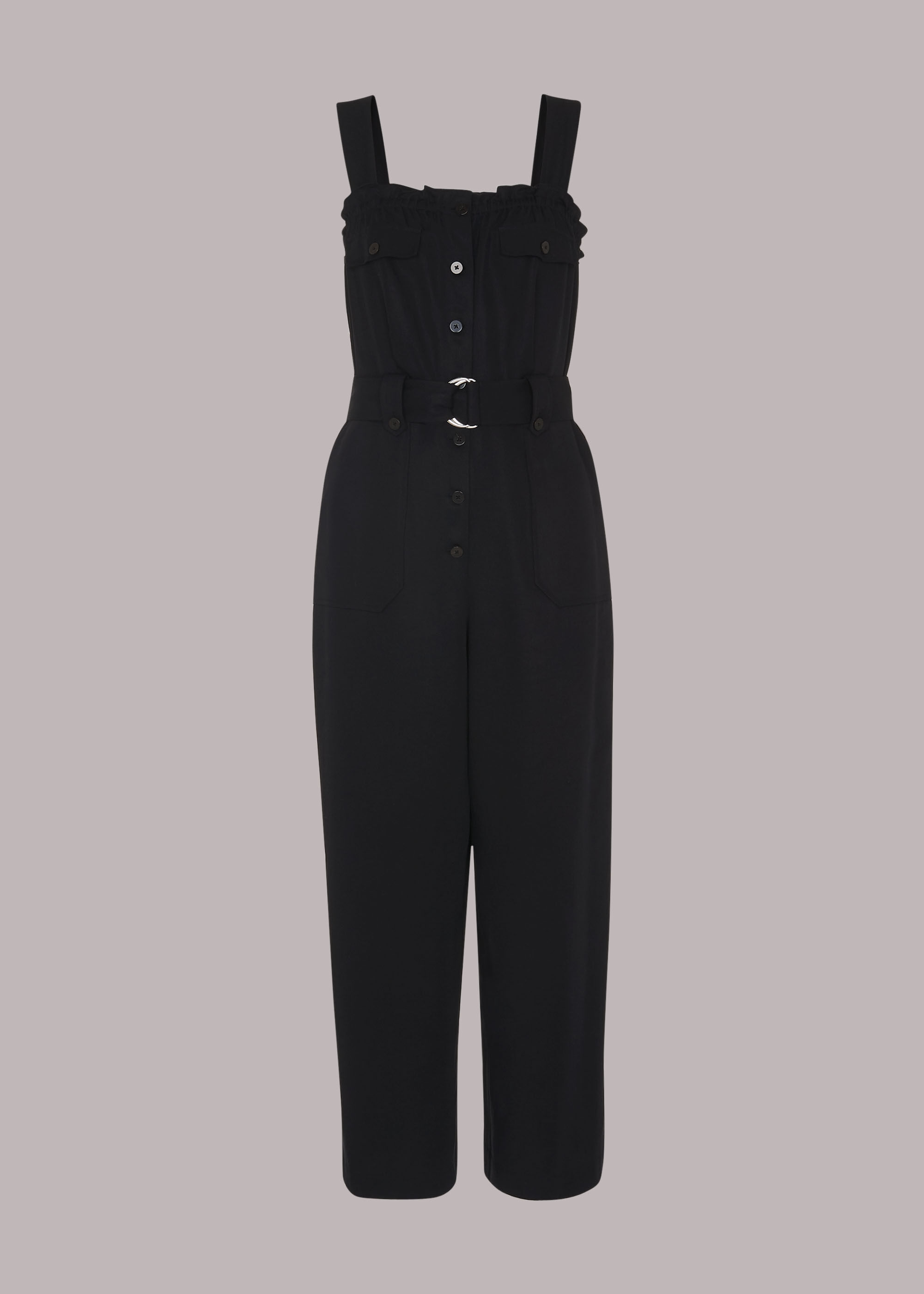 Whistles utility crepe jumpsuit on sale